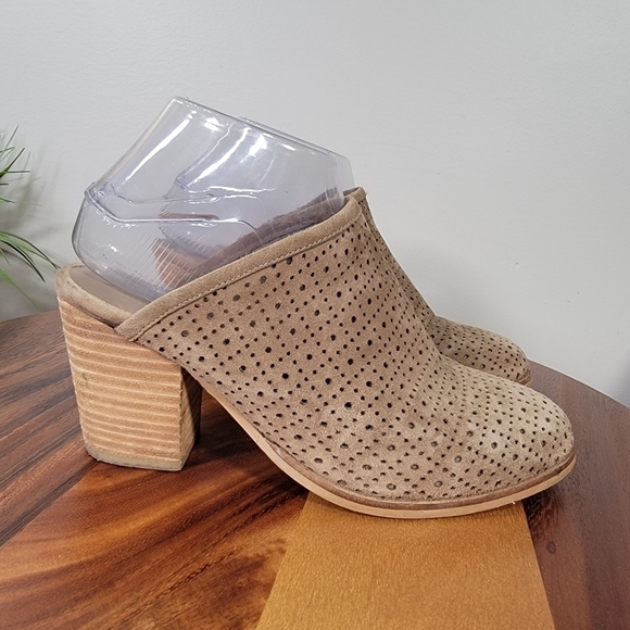 Rebels Western Heeled Booties Mules Slip on Size 8 - Picture 3 of 17